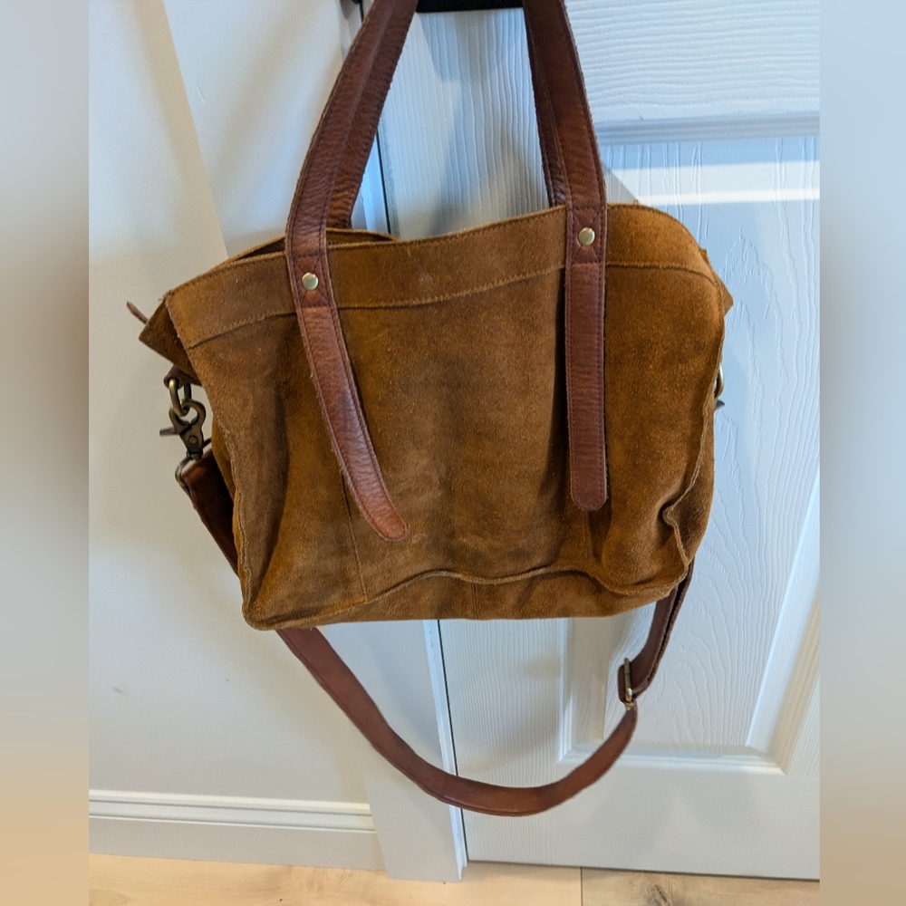 Anabaglish Aurora Suede Tote - Picture 2 of 9